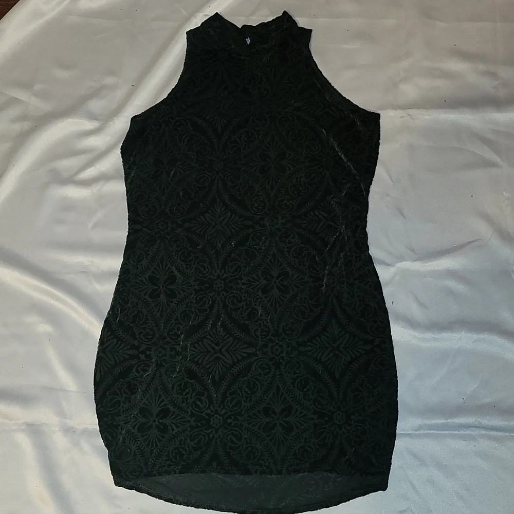 Burned Velvet Gogo Dress XL - Picture 2 of 4